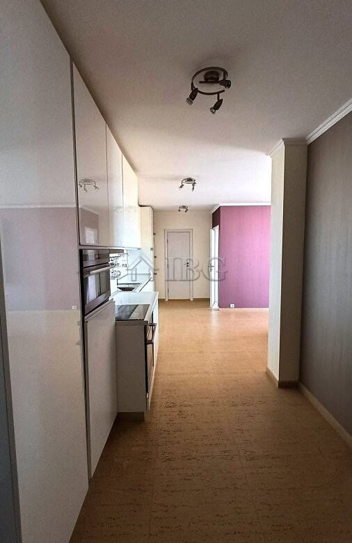 Interior view of a modern 3-bedroom apartment with sea and pool views in Sveti Vlas.