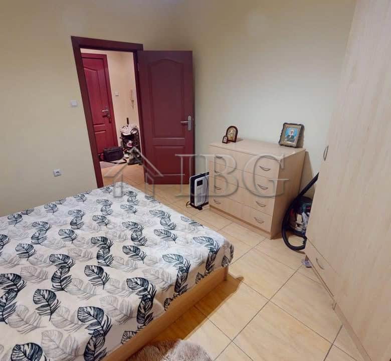 Bright furnished bedroom in Amadeus 1, Sunny Beach, Bulgaria.