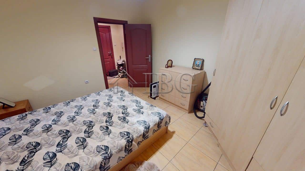Bright furnished bedroom in Amadeus 1, Sunny Beach, Bulgaria.