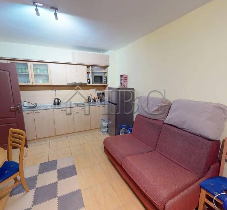 Furnished 1-bedroom apartment in Amadeus 1, Sunny Beach, Bulgaria. Modern living space with kitchen,.