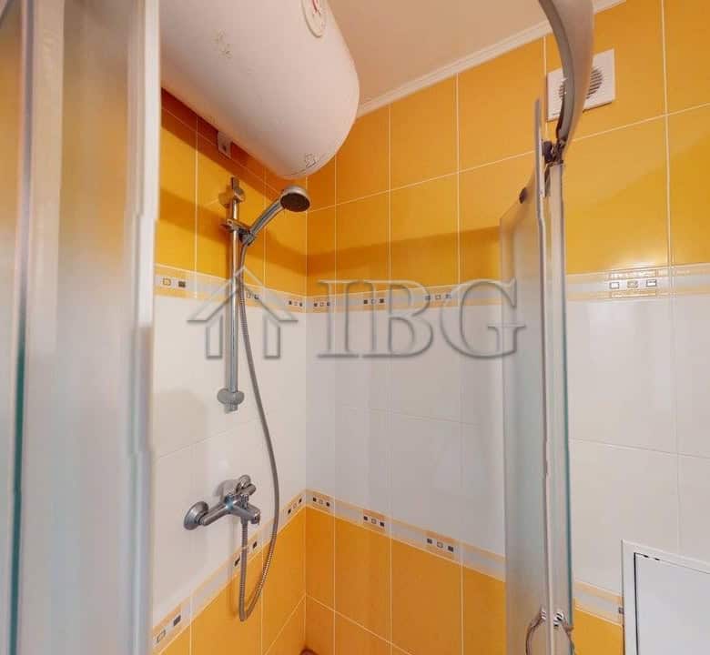 Bright bathroom with shower in Amber Beach Complex, Sunny Beach.