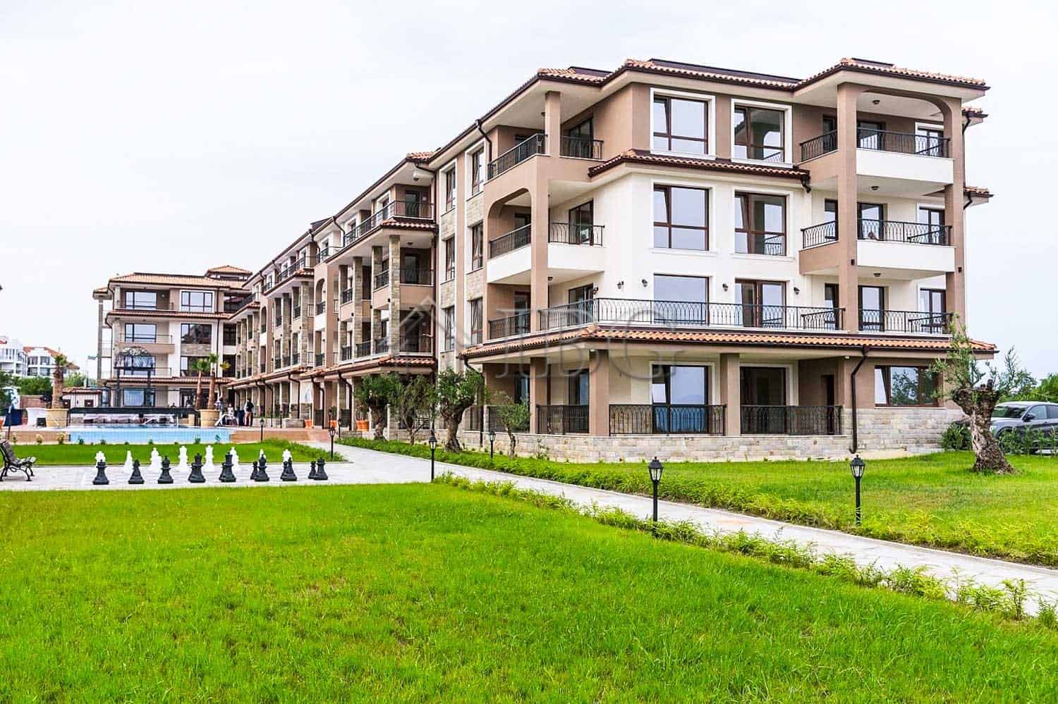 Apartment with sea view in Burgas Beach Resort 2, Sarafovo, Bulgaria.