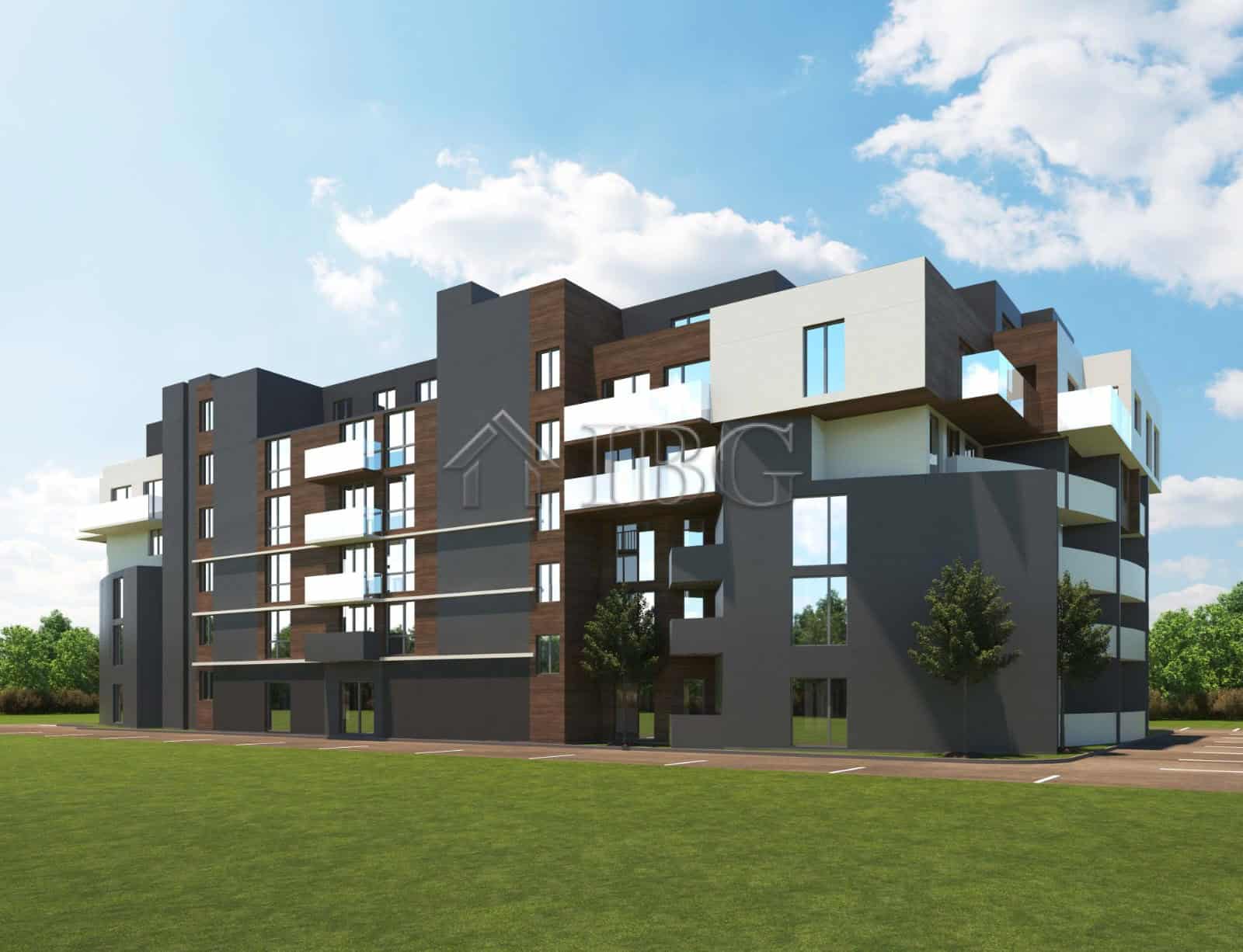Modern residential building with contemporary design in a prime resort location.
