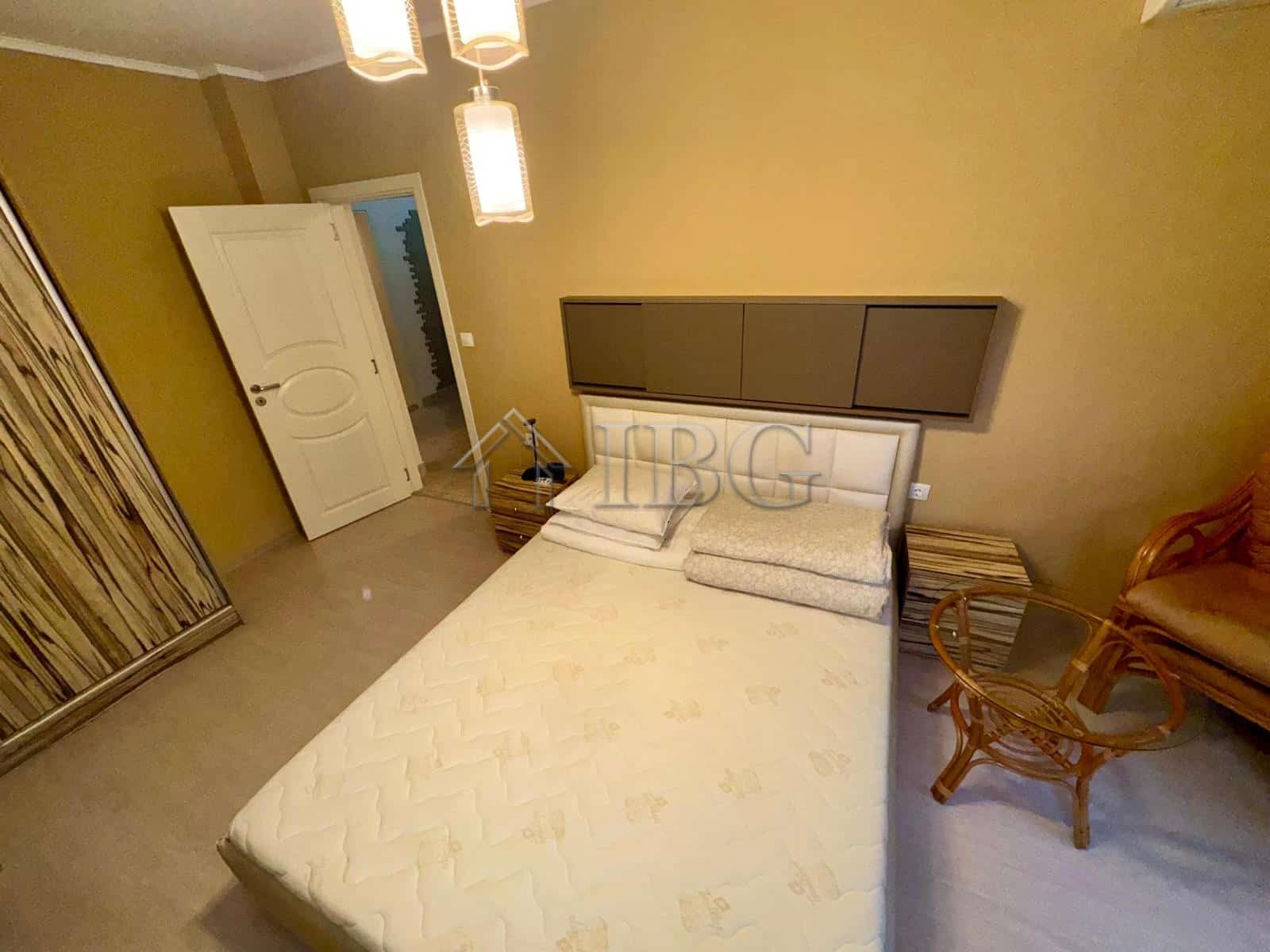 Bright 2-bedroom apartment in Esteban Complex, Nessebar, Bulgaria. Modern furnishings, cozy ambiance.