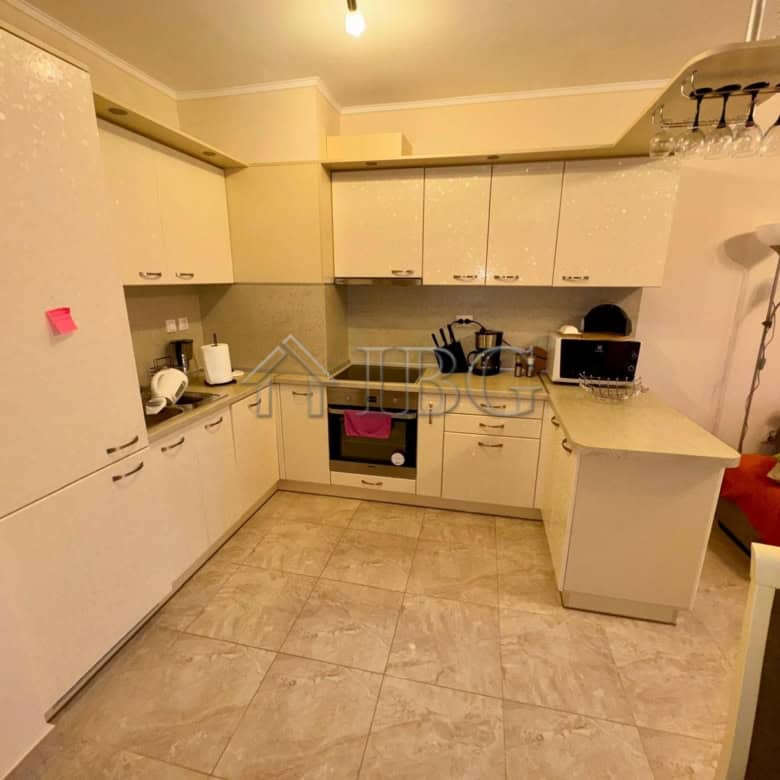 Bright kitchen with modern appliances in Esteban Complex, Nessebar.