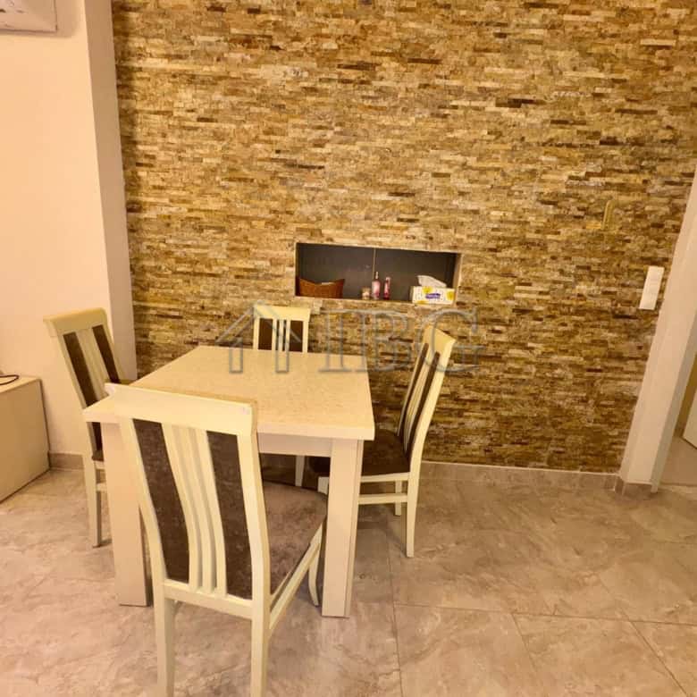 Bright interior of a 2-bedroom apartment in Esteban Complex, Nessebar, Bulgaria.