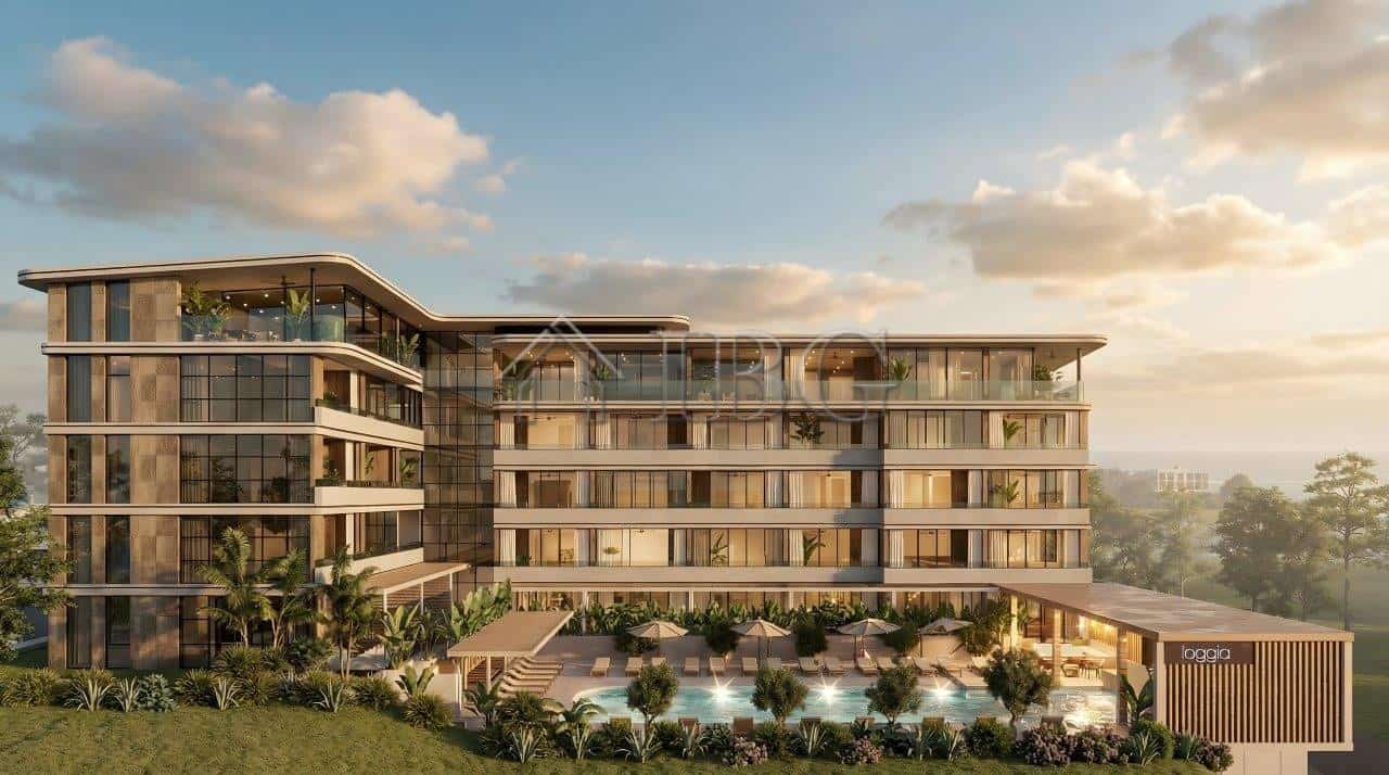 Modern seaside apartments at Loggia Residences, Sunny Beach, offering stunning views and premium ame.