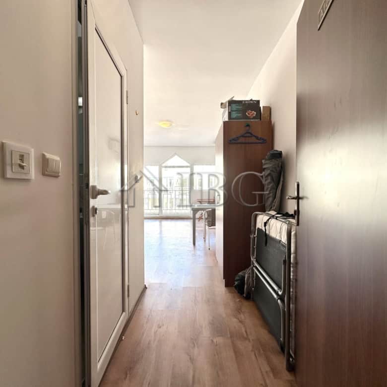 Bright studio apartment with balcony in Gerber 4, Sunny Beach, Bulgaria.