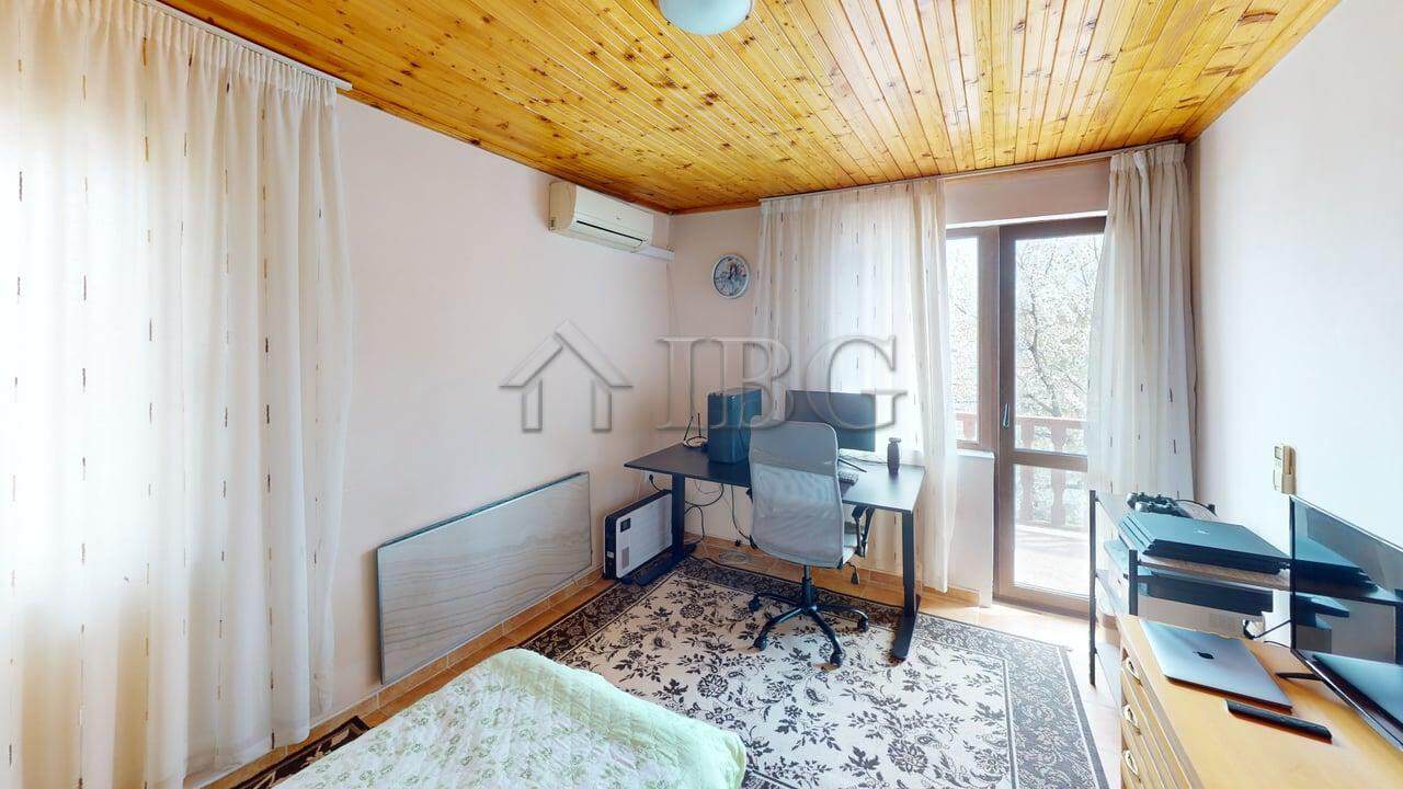 Bright interior of a two-storey house in a secure gated community in Poroy Village. Modern furnishin.