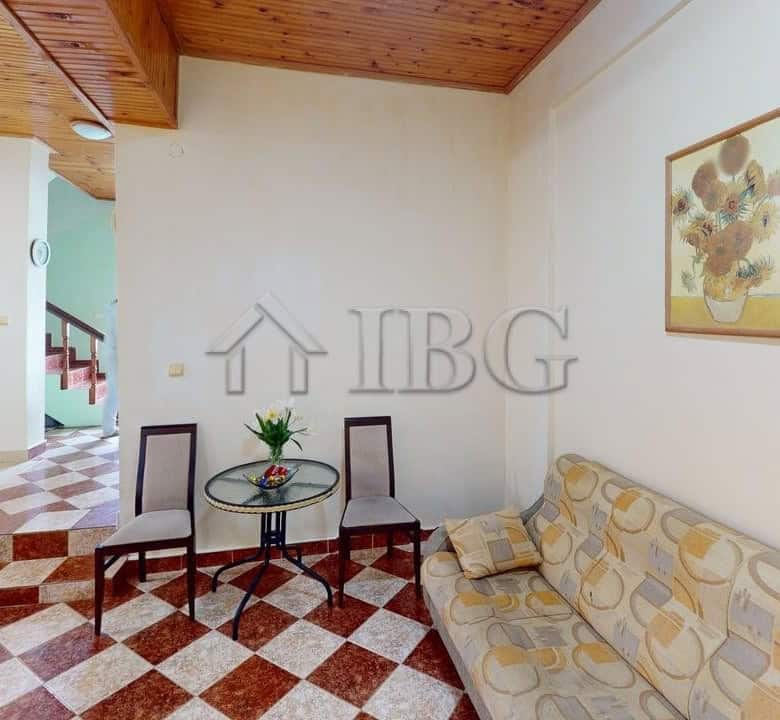 Bright living room in a two-storey house located in a gated complex in Poroy Village. Modern interio.