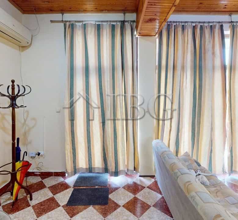 Interior view of a two-storey house in a gated complex in Poroy village.