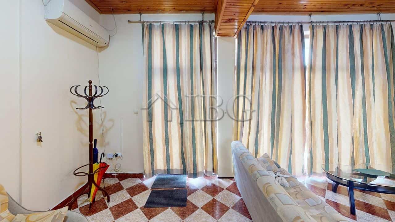 Interior view of a two-storey house in a gated complex in Poroy village.