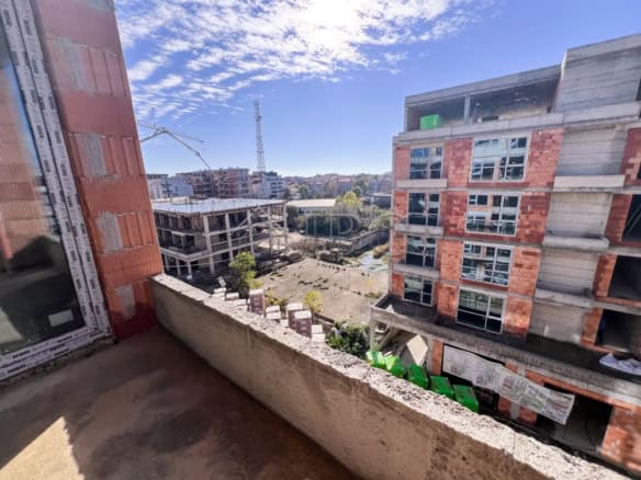 Bright 1-bedroom apartment with city views in Pomorie's new residential building.