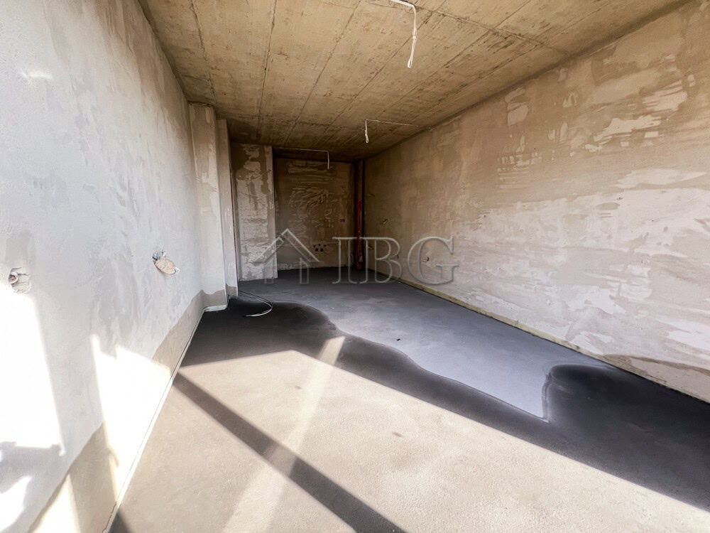 Bright interior space of a new residential apartment in Pomorie.