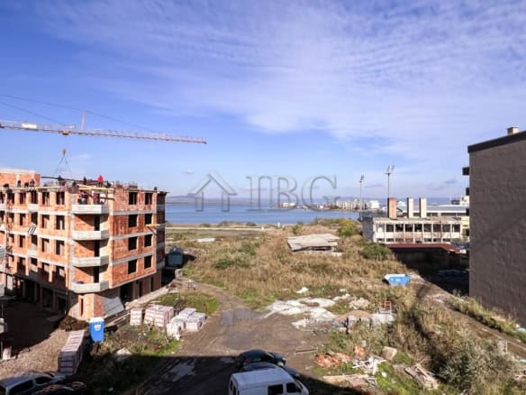 Construction site with ongoing building work for a new residential apartment in Pomorie.