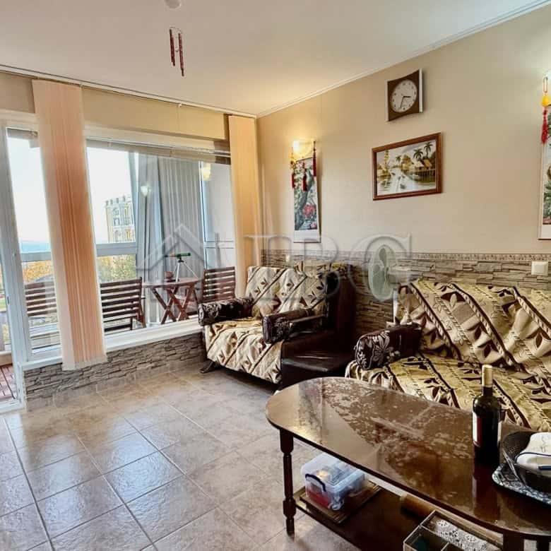 Cozy studio apartment with pool access and sea views in Anna Marina complex, Sveti Vlas.