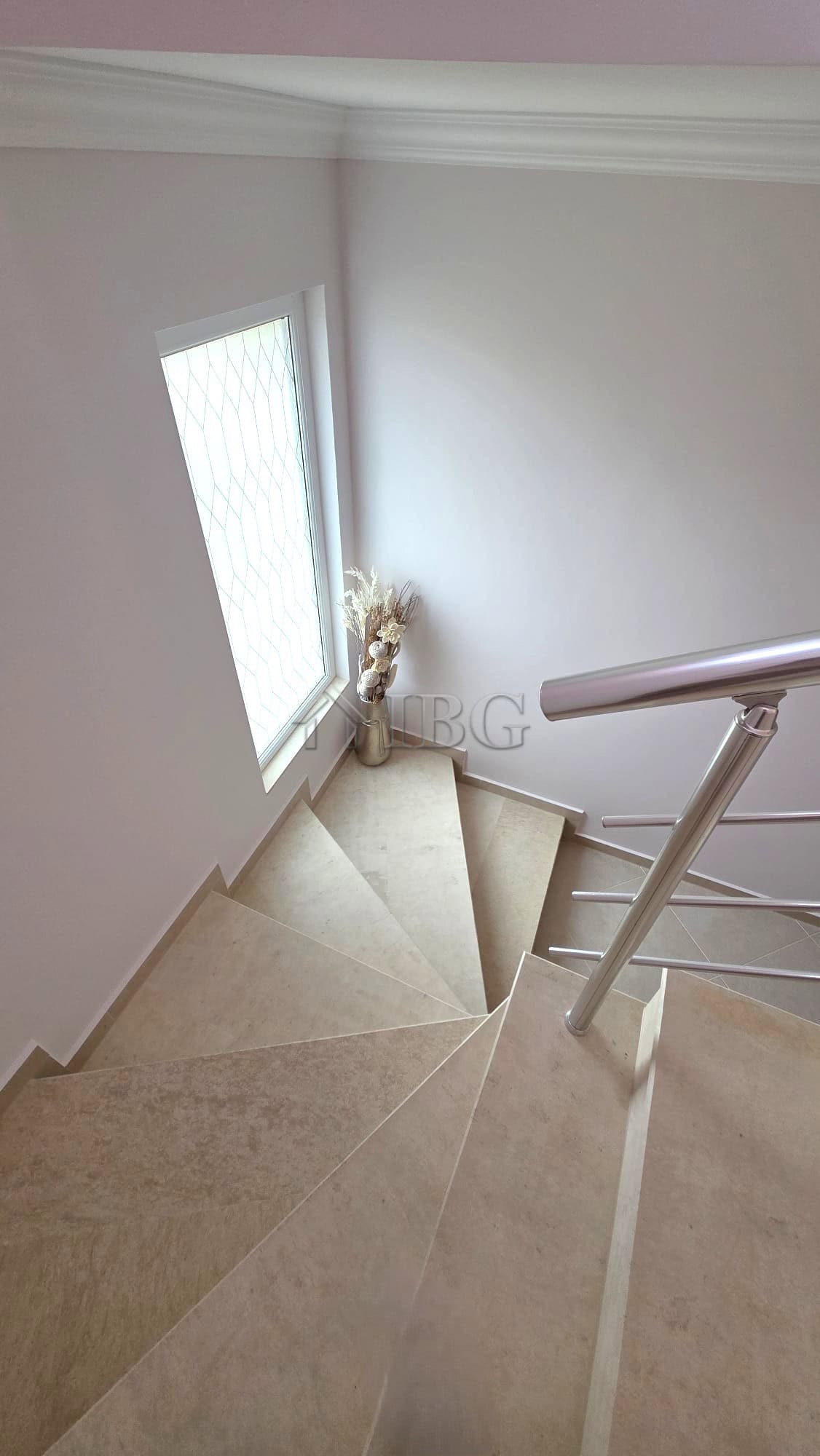 Elegant staircase in a luxury villa at Victoria Hill, Pomorie.