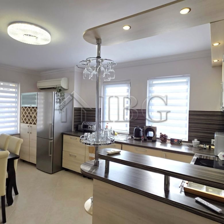 Elegant interior of a luxury villa in Victoria Hill, Pomorie, showcasing modern design and spacious.