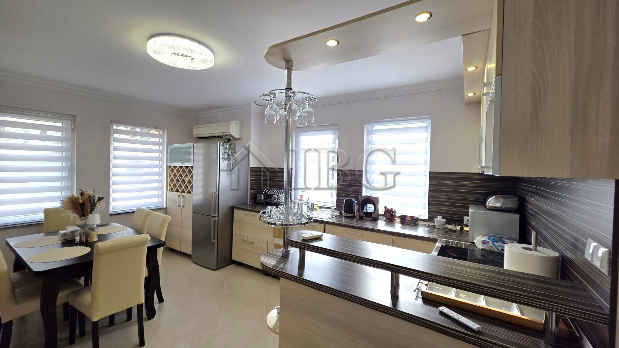 Elegant interior of a luxury villa in Victoria Hill, Pomorie, showcasing modern design and spacious.