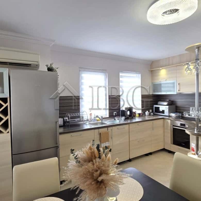 Spacious modern kitchen in a luxury villa at Victoria Hill, Pomorie, featuring contemporary design a.