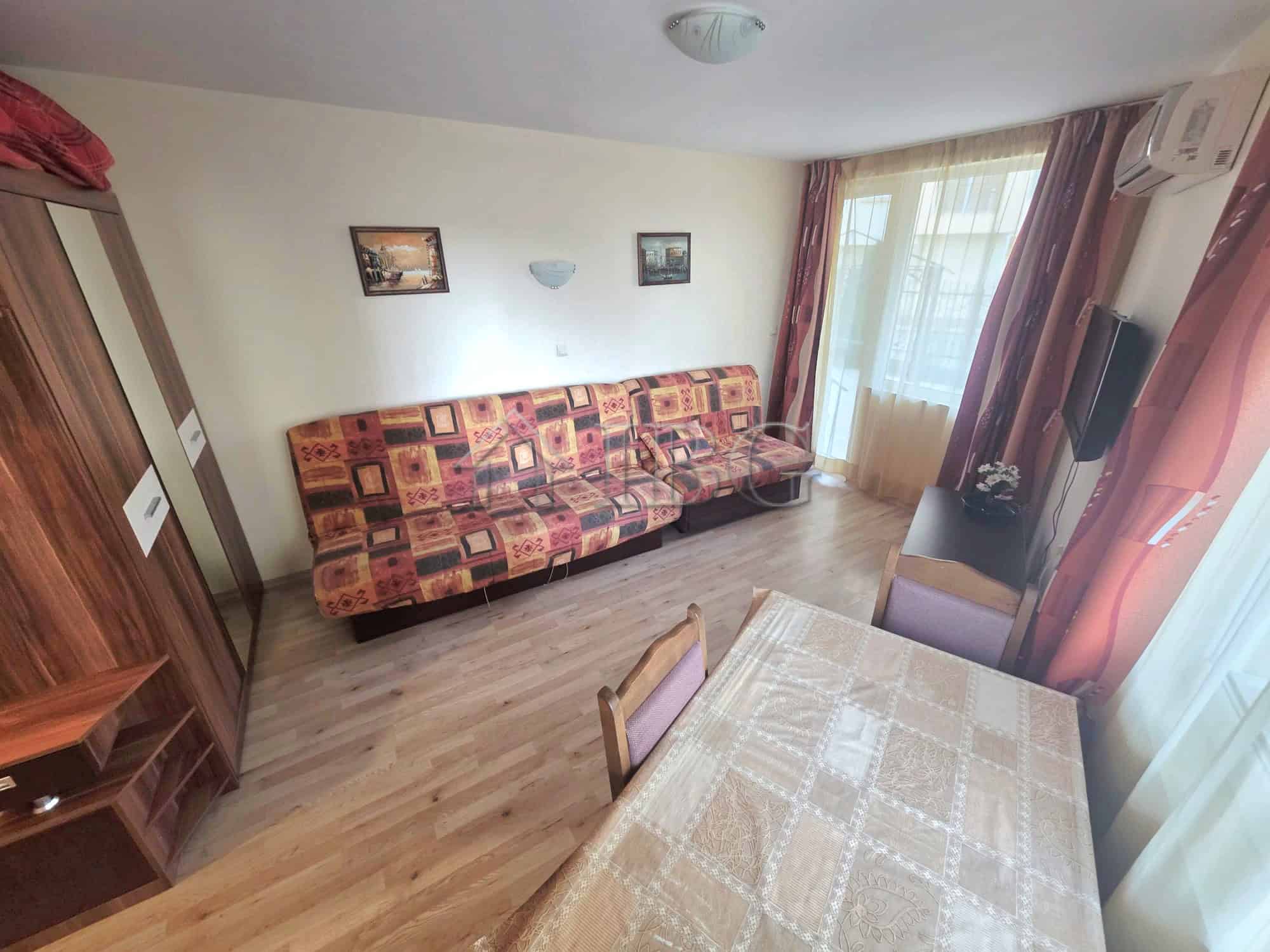 Studio with direct exit to the pool in Amadeus 19, Sunny Beach.