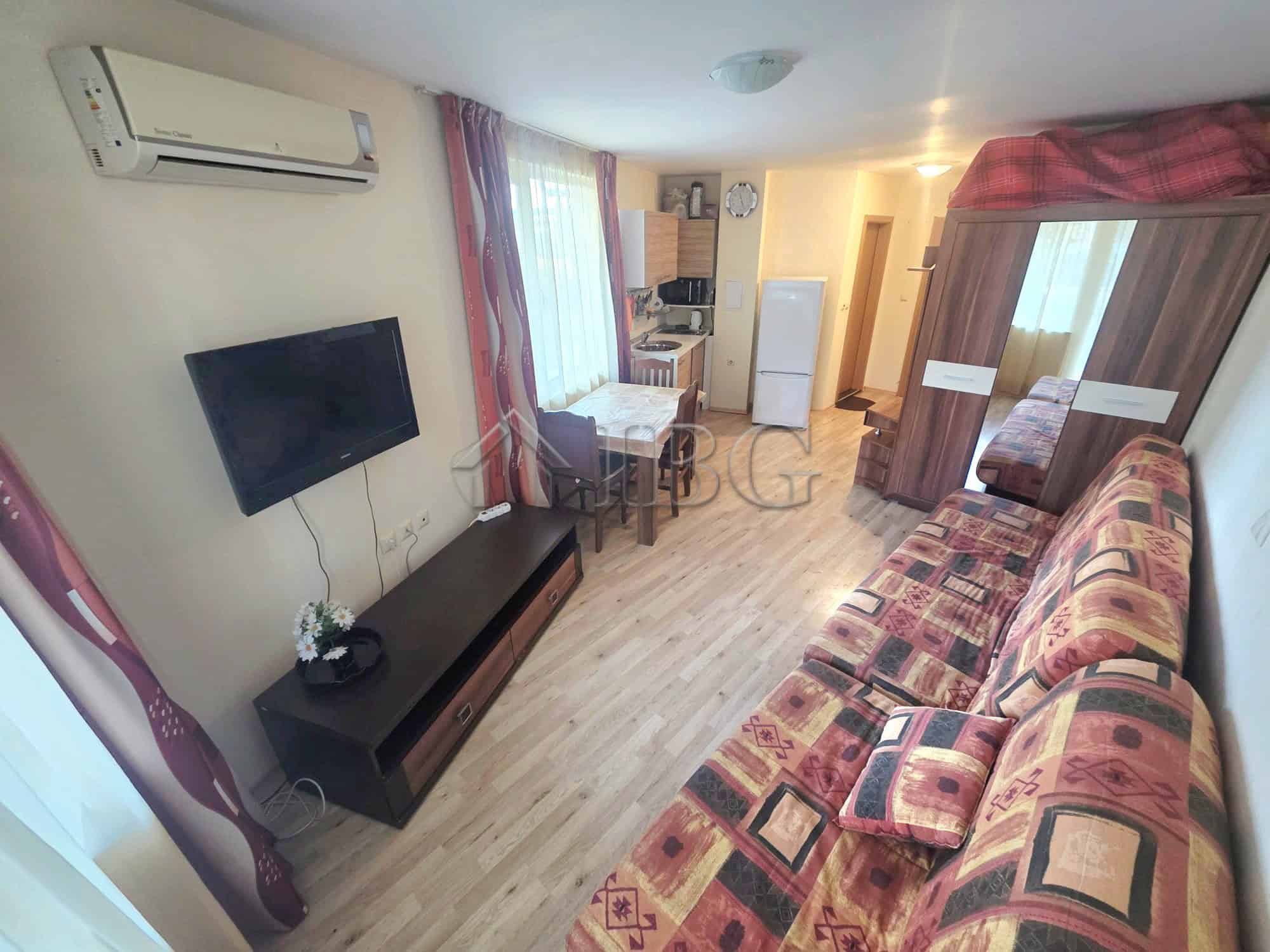 Studio with direct exit to the pool in Amadeus 19, Sunny Beach, Bulgaria.