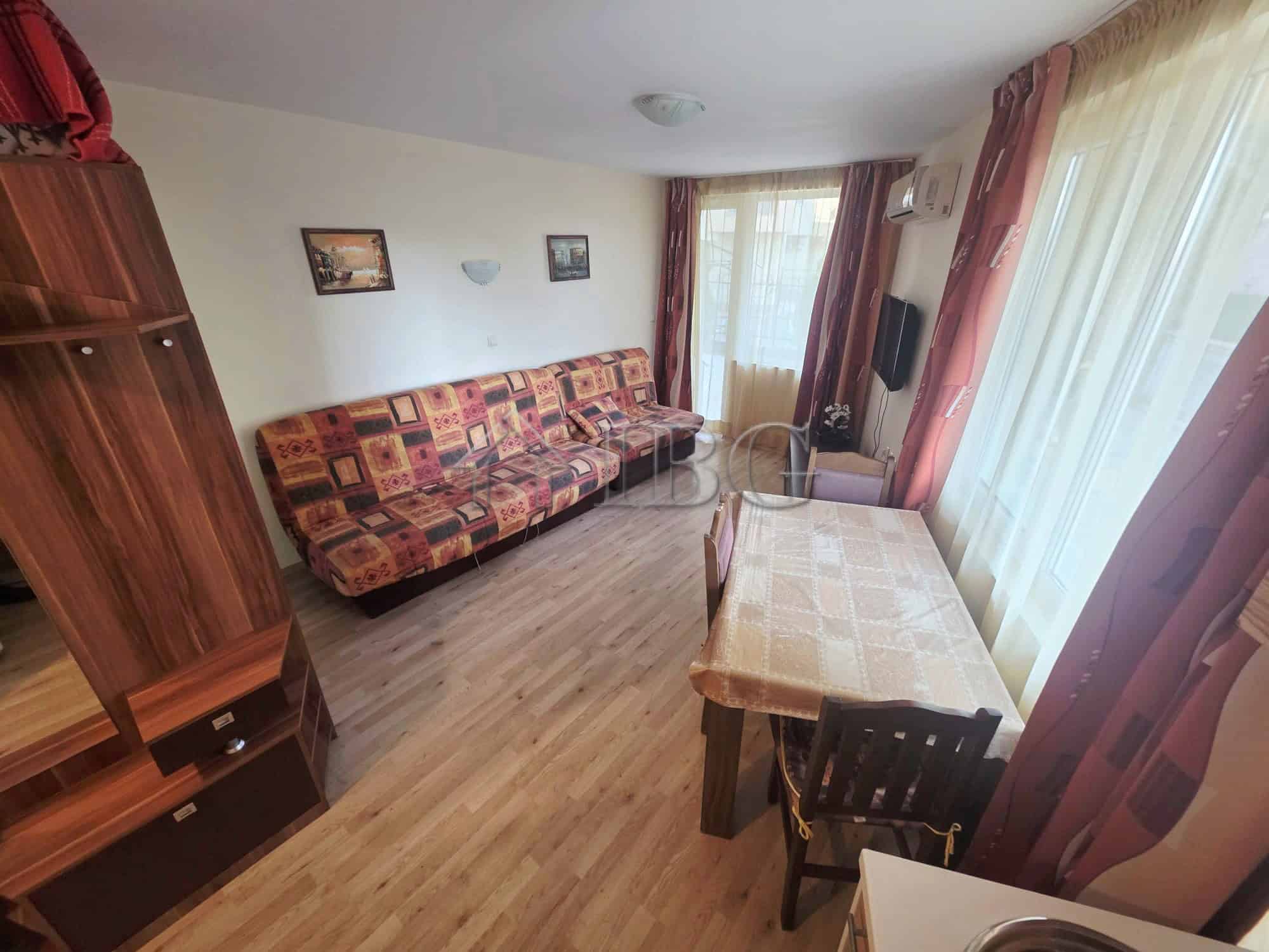 Studio with direct exit to the pool in Amadeus 19, Sunny Beach.