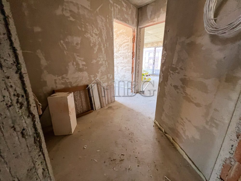 Apartment with scenic lake view in Pomorie under construction.