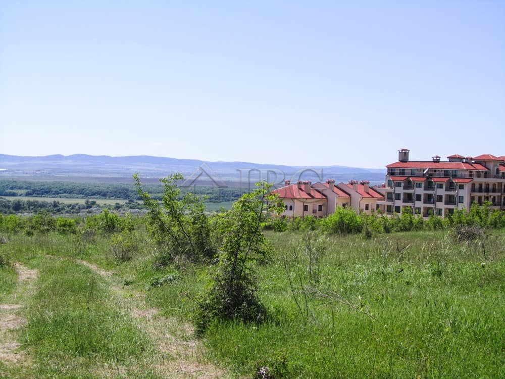 Sunny Beach area plot for sale with scenic views and development potential.
