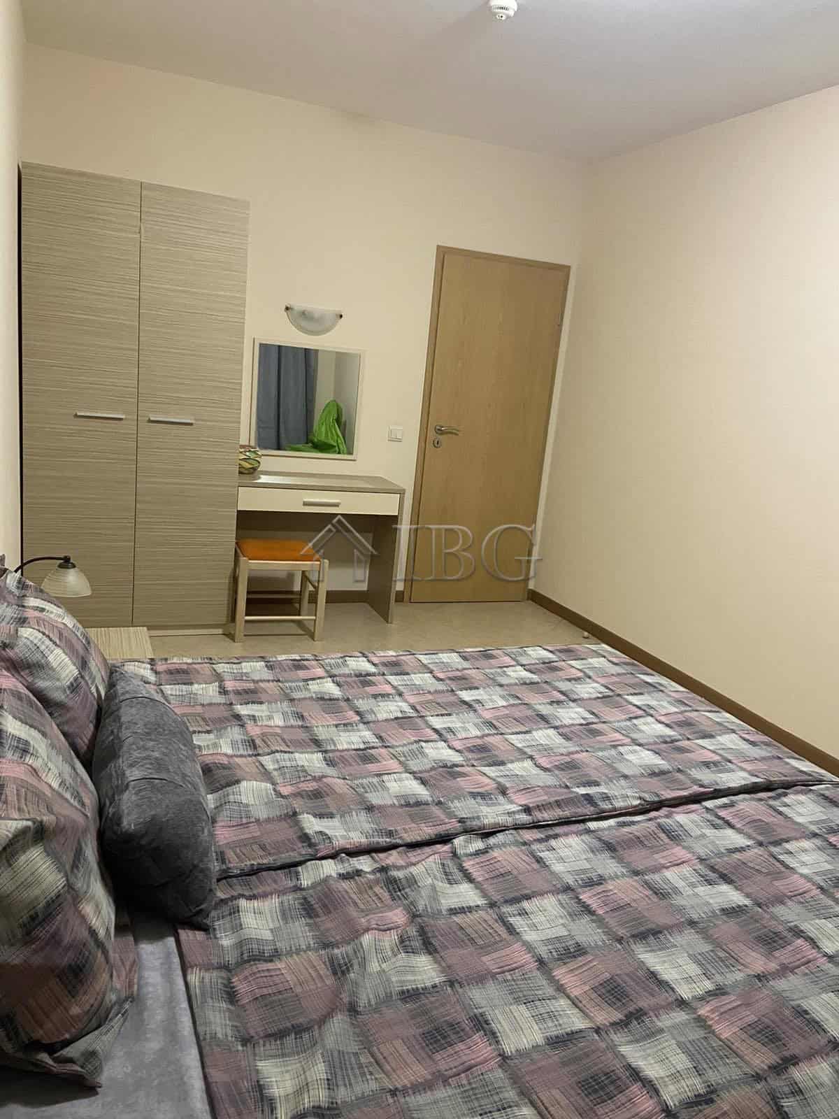 Furnished one-bedroom apartment with modern decor in Royal Sun, Sunny Beach, ideal for investment or.