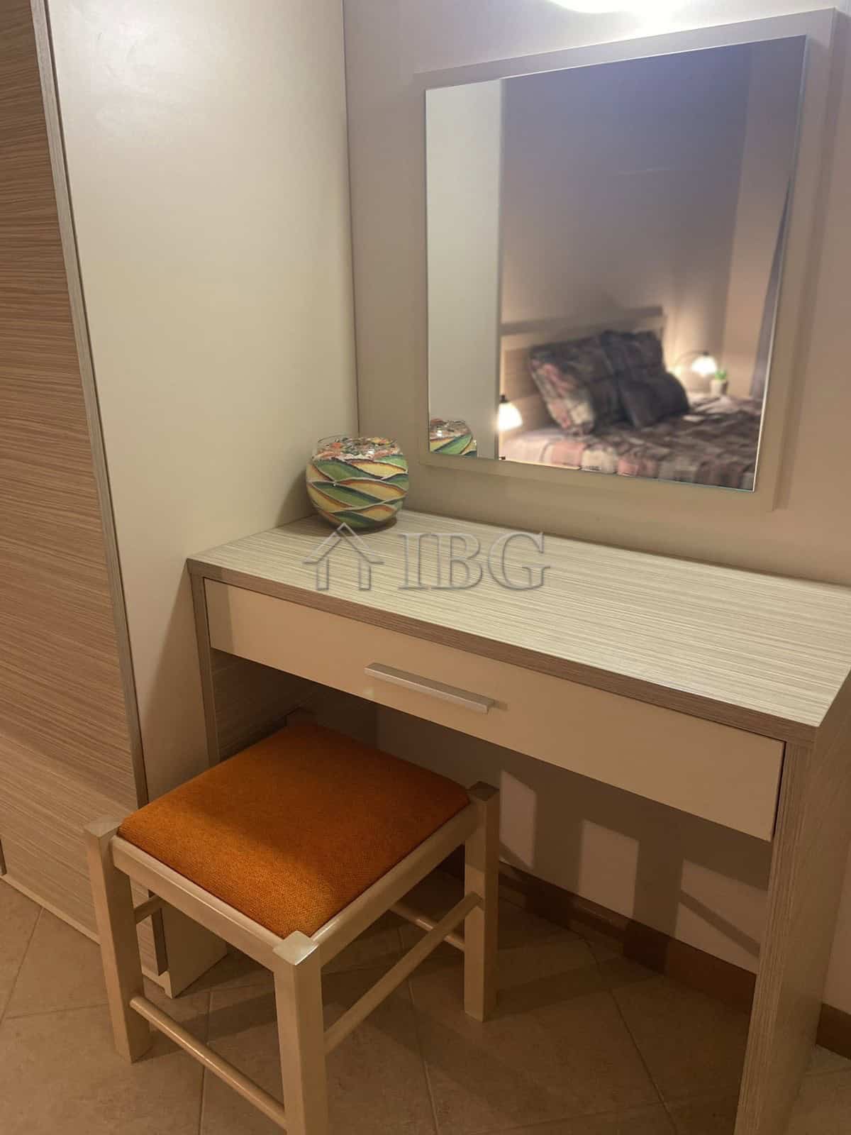 Furnished one-bedroom apartment with modern decor at Royal Sun, Sunny Beach, ideal for comfortable l.