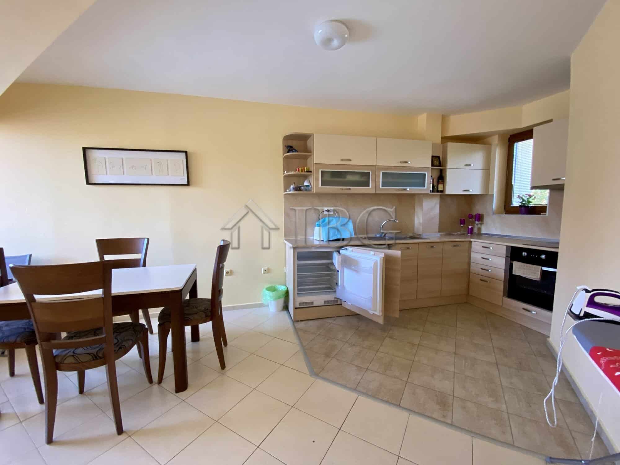 One-bedroom apartment with pool view in Chateau Del Mar, Sunny Beach, offering modern amenities and.