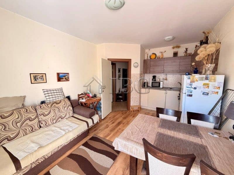 Cozy one-bedroom apartment in Viola 2, Nessebar, with no maintenance fee, ideal for investment or pe.