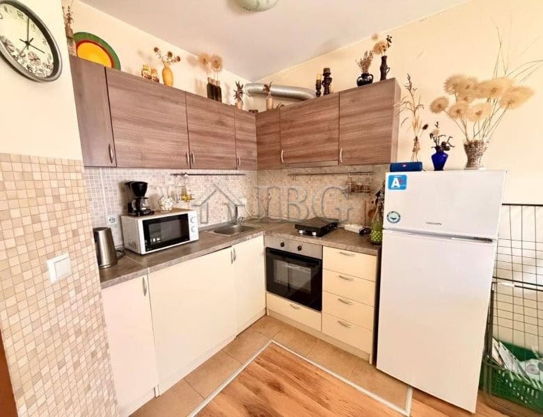 Bright one-bedroom apartment in Viola 2, Nessebar, with no maintenance fee. Perfect for investment o.