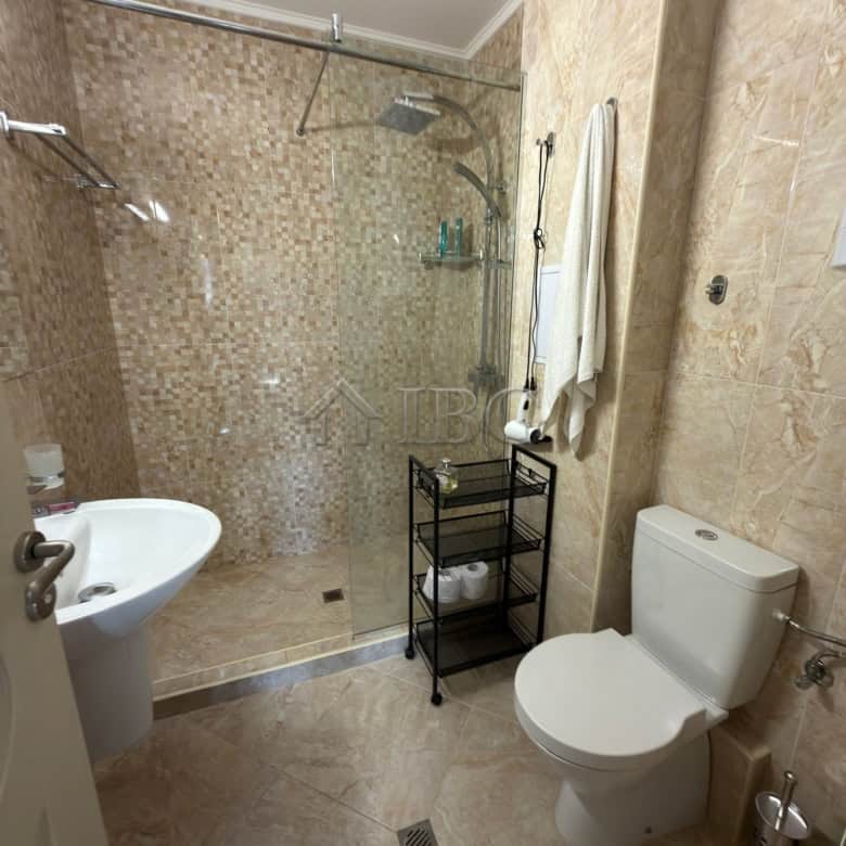 Modern bathroom with shower in Nessebar.