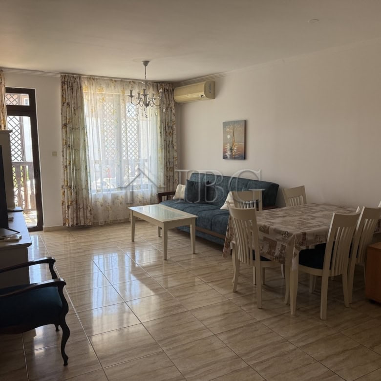 Spacious 2-bedroom apartment in Vodenitsata Complex, Sveti Vlas, with modern furnishings and bright.
