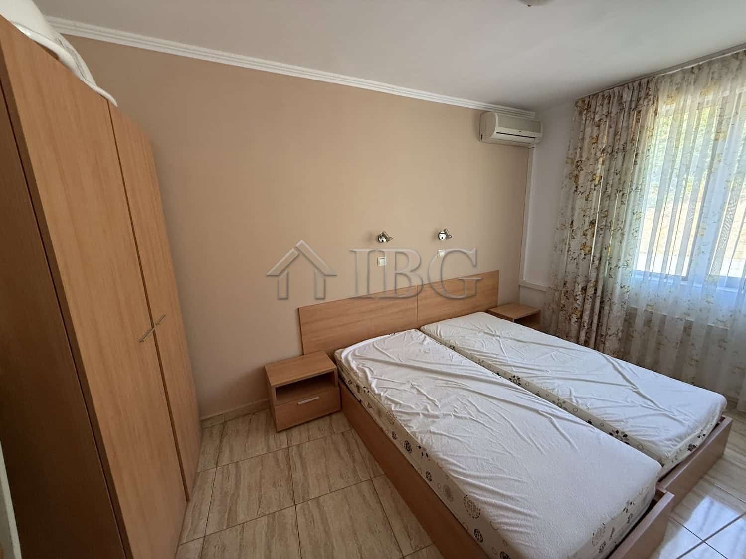 Bright interior of a 2-bedroom apartment in Vodenitsata Complex, Sveti Vlas, Bulgaria.