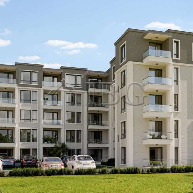 Modern residential building in Ravda with spacious apartments.