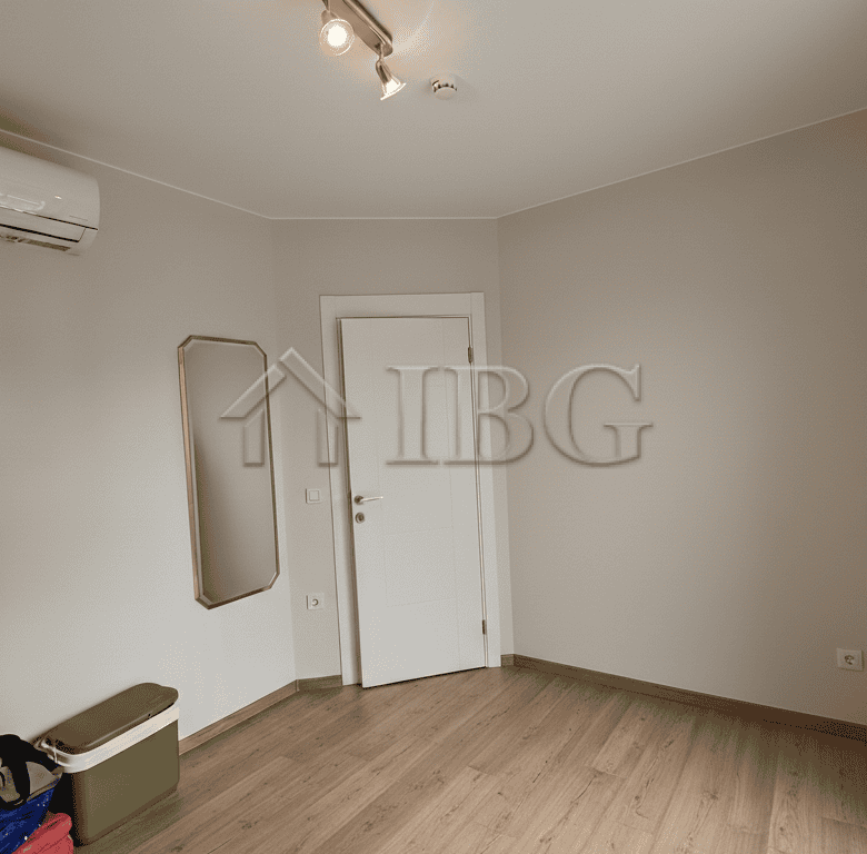 Bright, empty room with large window and air conditioning in Emilia Romana Boutique Complex, Sunny B.