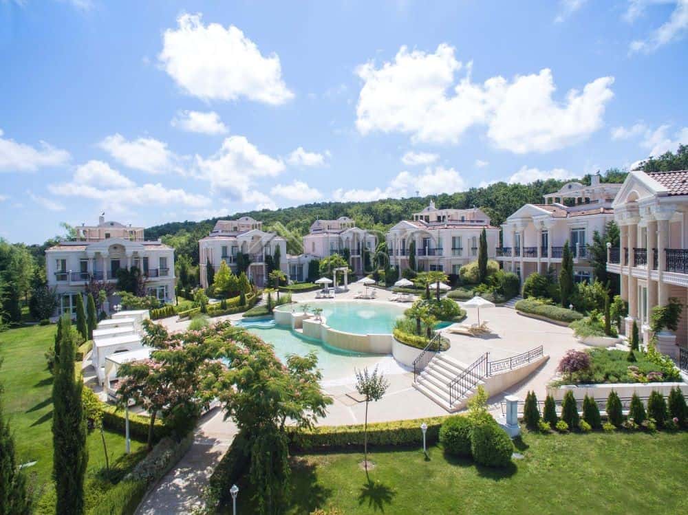 Luxury villas with pools in Olympia Complex, Sozopol, Bulgaria.