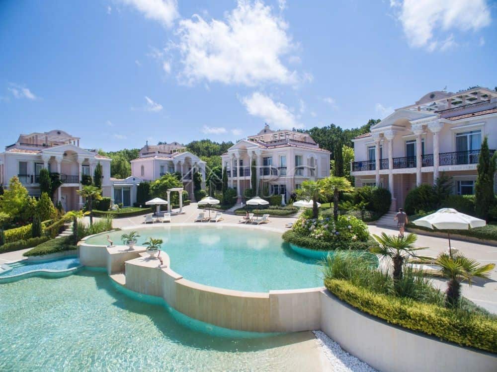 Luxury villas with private pools at Olympia Complex, Sozopol, offering stunning sea views and modern.