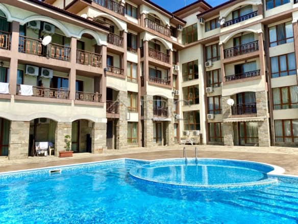 Modern apartment with pool in Sveti Vlas, Bulgaria.