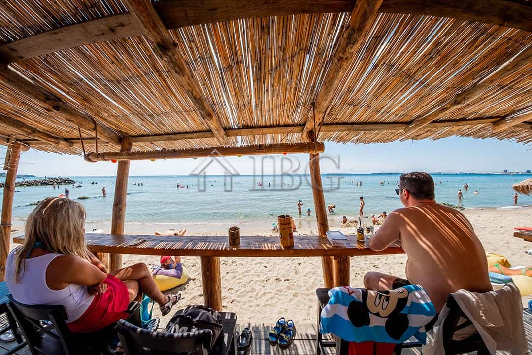Beachside relaxation at Sveti Vlas with a view of the sea and sunny weather. Beachside relaxation at Sveti Vlas with a view of the sea and sunny weather.