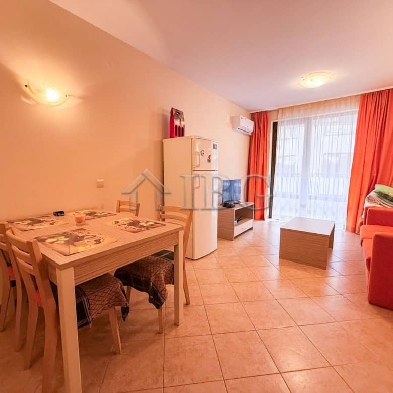 One-bedroom apartment with modern furnishings in Royal Sun, Sunny Beach, offering comfort and conven.