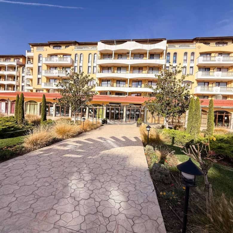 Modern 2-bedroom, 2-bath apartment in Royal Sun Complex, Sunny Beach, Bulgaria.