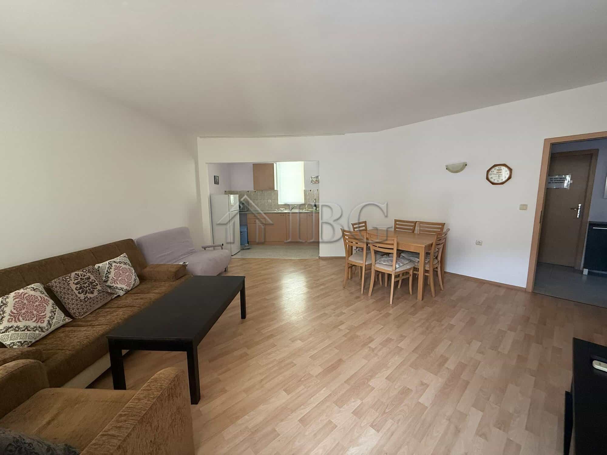Bright 2-bedroom apartment with three balconies in Sands Complex, Sunny Beach. Modern living space w.