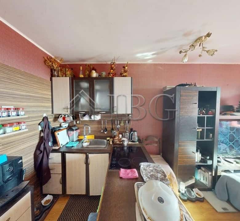 Modern kitchen with appliances in Sunny House Complex, Kosharitsa.
