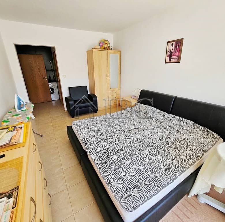 Apartment with 2 bedrooms, 2 bathrooms, and pool view in Sunny Beach.