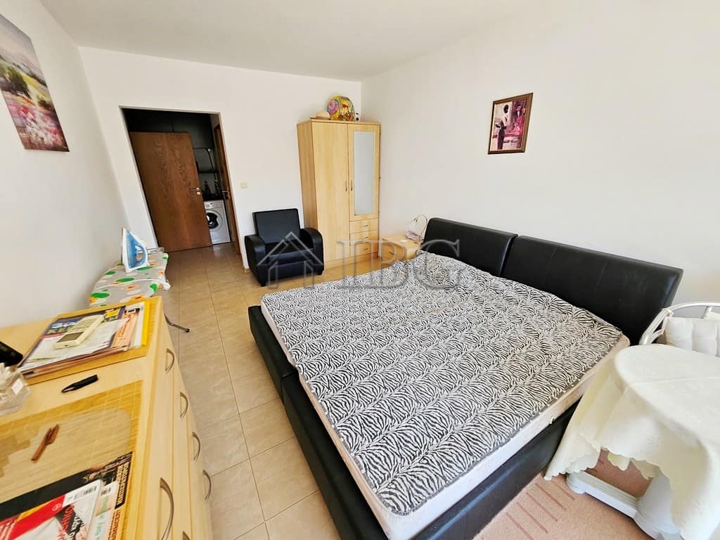 Apartment with 2 bedrooms, 2 bathrooms, and pool view in Sunny Beach.