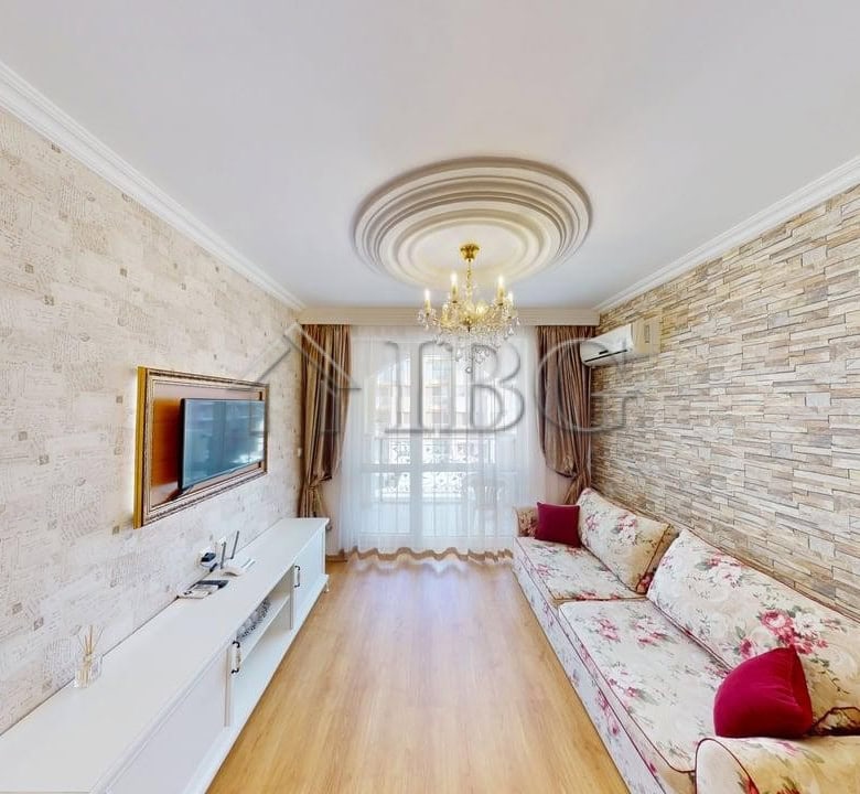 Bright one-bedroom apartment with modern decor in Sunny Beach.